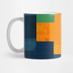 Abstract Patchwork Mug